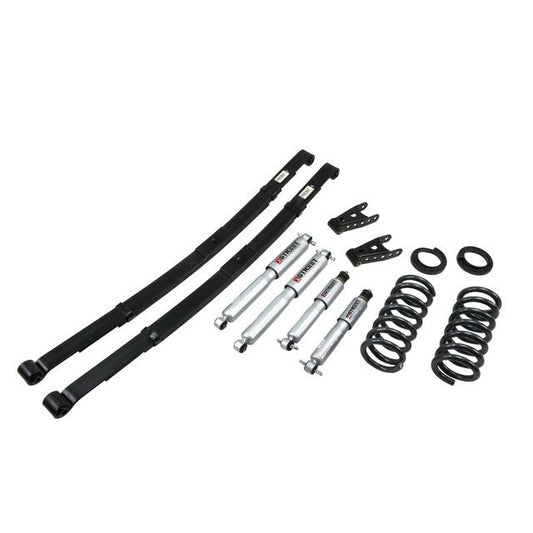 BELLTECH 783SP LOWERING KITS Front And Rear Complete Kit W/ Street Performance Shocks 1992-1999 Chevrolet Suburban (2WD) 2 in. or 3 in. F/4 in. R drop W/ Street Performance Shocks