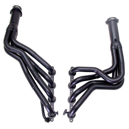 Hedman Hedders STEPPED-HTC HEADERS FOR 1998-2002 CHEVROLET CAMARO OR PONTIAC FIREBIRD; 5.7L LS ENGINE; 1-5/8 IN. TO 1-3/4 IN. STEPPED TUBE DIAMETER; 3 IN. BALL/SOCKET COLLECTOR; UNCOATED MILD STEEL CONSTRUCTION 68534