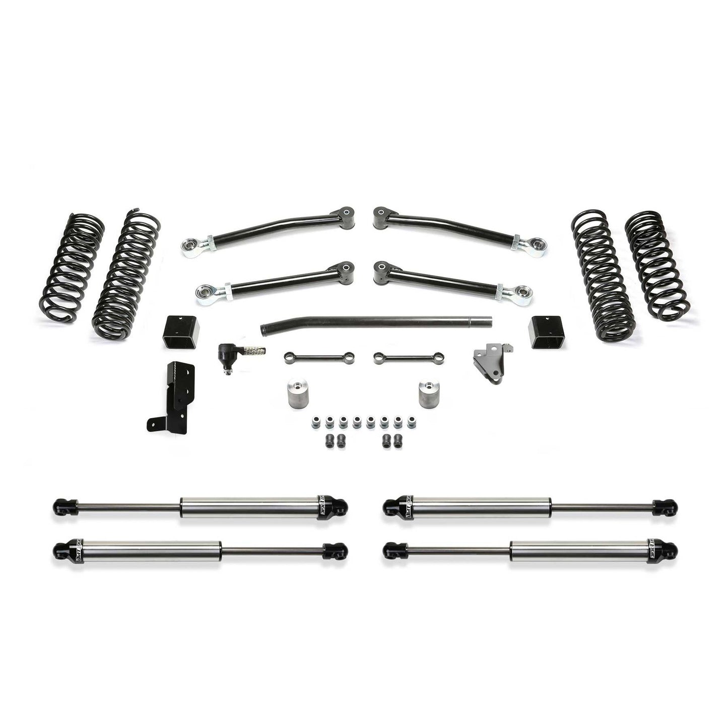 Fabtech 5" TRAIL W/ DL SHKS 2018-22 JEEP JL 4WD 4-DOOR K4140DL