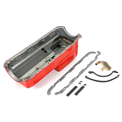 HAMBURGER'S PERFORMANCE PRODUCTS ECONO-SERIES OIL PAN; BB CHEVY (396-454) EXCLUDES GEN V AND VI- DRAG RACE; 8 QTS.; WET SUMP 1488