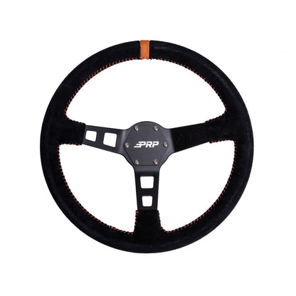 PRP-G124-Deep Dish Suede Steering Wheel
