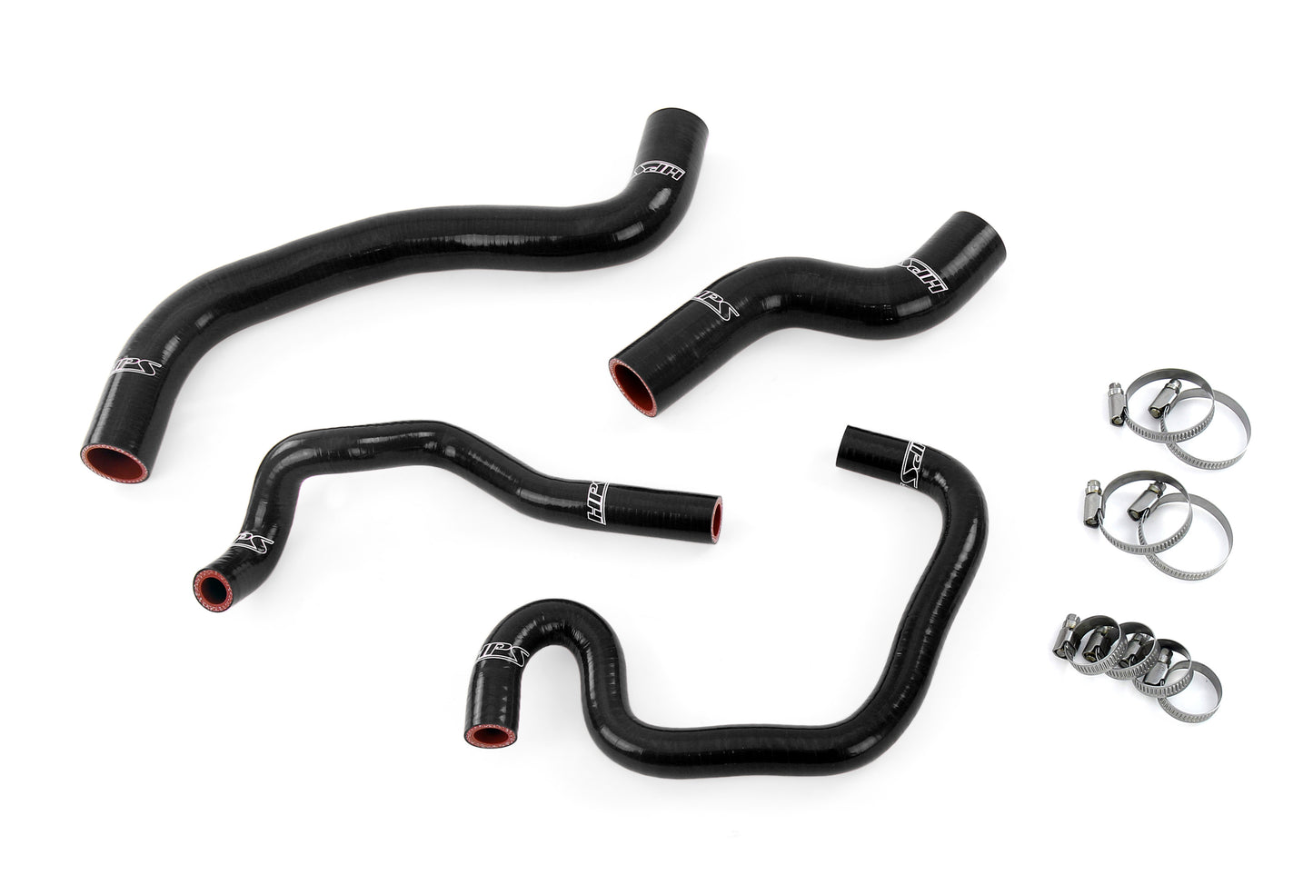 HPS Performance 3-ply Reinforced Silicone Replaces Rubber Radiator And Heater Coolant Hoses 57-1080-BLK
