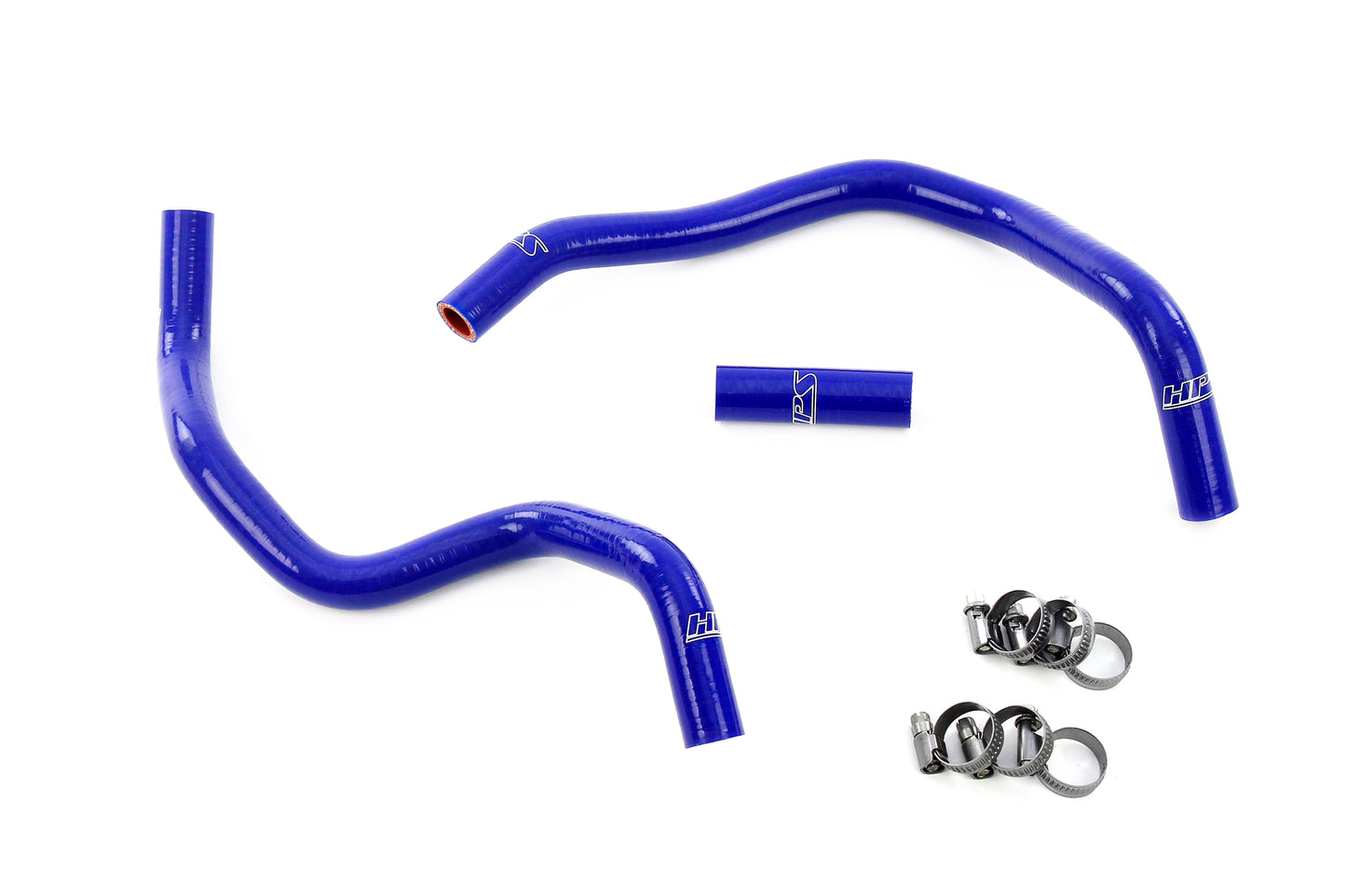 HPS Performance 3-ply Reinforced Silicone Replaces Rubber Heater Coolant Hoses 57-2110-BLUE
