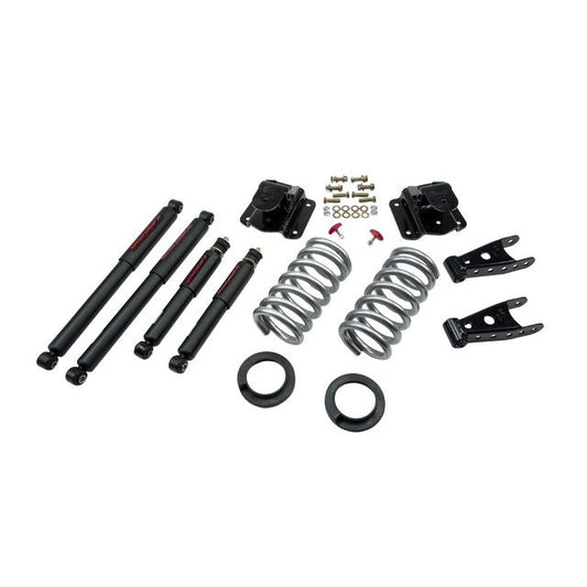 BELLTECH 814ND LOWERING KITS Front And Rear Complete Kit W/ Nitro Drop 2 Shocks 1994-1999 Dodge Ram 1500 (Std Cab V8 Auto Trans Only) 2 in. or 3 in. F/4 in. R drop W/ Nitro Drop II Shocks