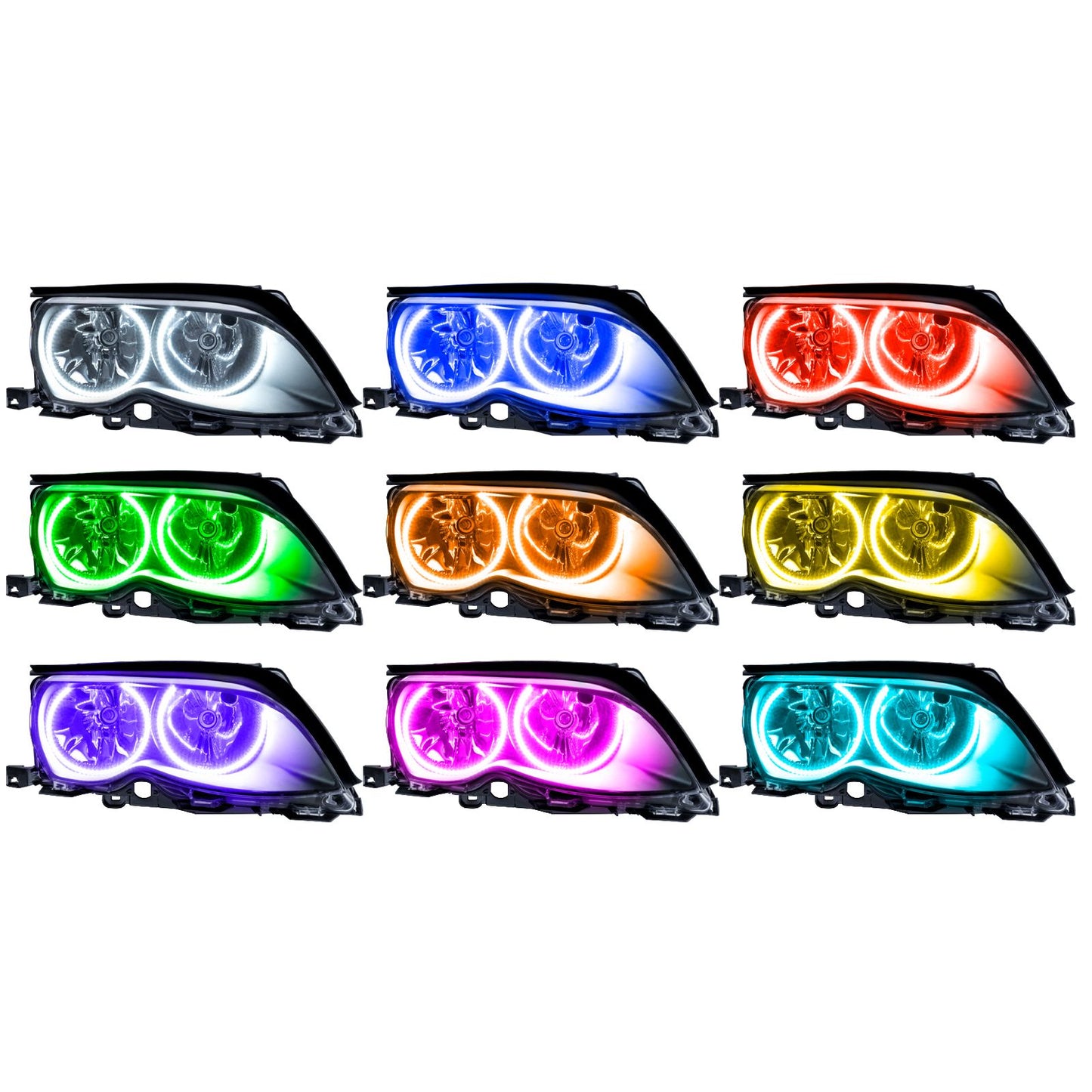 Oracle Lighting 7104-334 - 2002-2005 BMW 3 Series SMD HL - Black