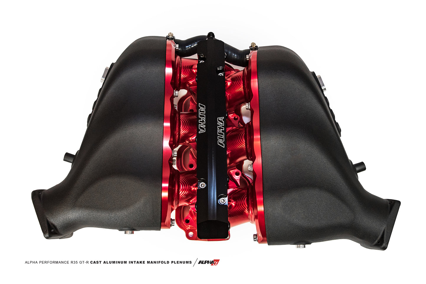 AMS Alpha Performance 18 Injector R35 GT-R Carbon Fiber Intake Manifold - Black AMS-ALP.07.08.0101-81