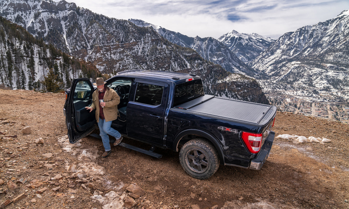 AMP Research 76140-01A PowerStep Electric Running Boards Plug N Play System For 19-23 Ford Ranger All Cabs; 21-23 Ford Bronco 4-Dr