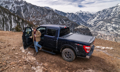 AMP Research 76140-01A PowerStep Electric Running Boards Plug N Play System For 19-23 Ford Ranger All Cabs; 21-23 Ford Bronco 4-Dr