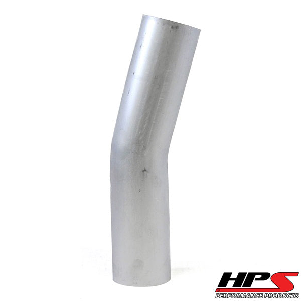 HPS Performance 6061 Aluminum 15 Degree Bend Elbow Tubing 2-1/2" OD Large Radius 4" CLR AT15-250-CLR-4