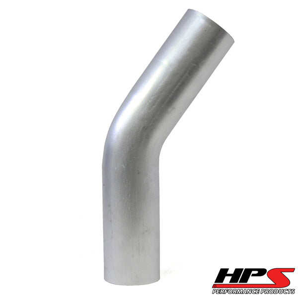 HPS Performance 6061 Aluminum 35 Degree Bend Elbow Tubing 3" OD Large Radius 4-3/4" CLR AT35-300-CLR-475