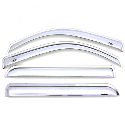 Auto Ventshade 684383 Chrome Ventvisor Side Window Deflector 4-Piece Set For 2013-2019 Ford Escape