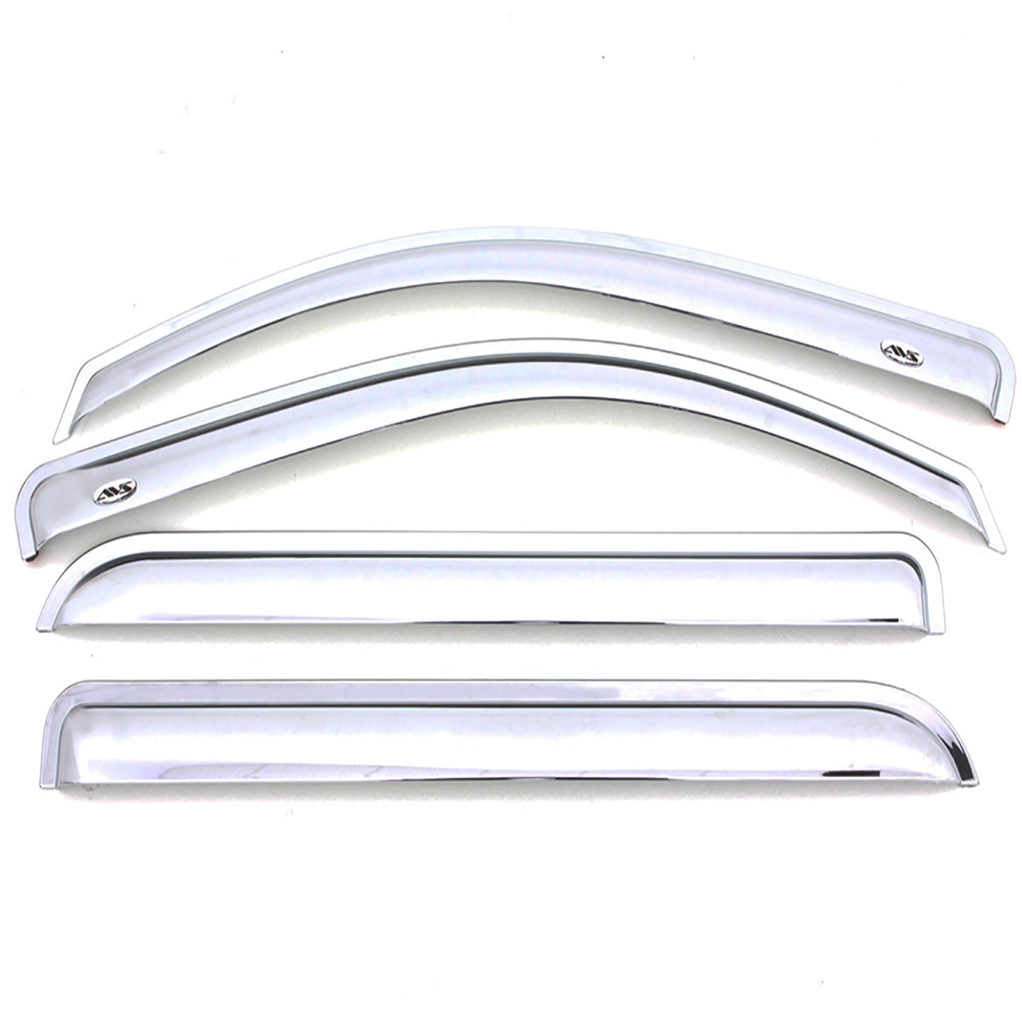 Auto Ventshade 684806 Chrome Ventvisor Side Window Deflector 4-Piece Set For 2019-2022 Ram 1500 Crew Cab