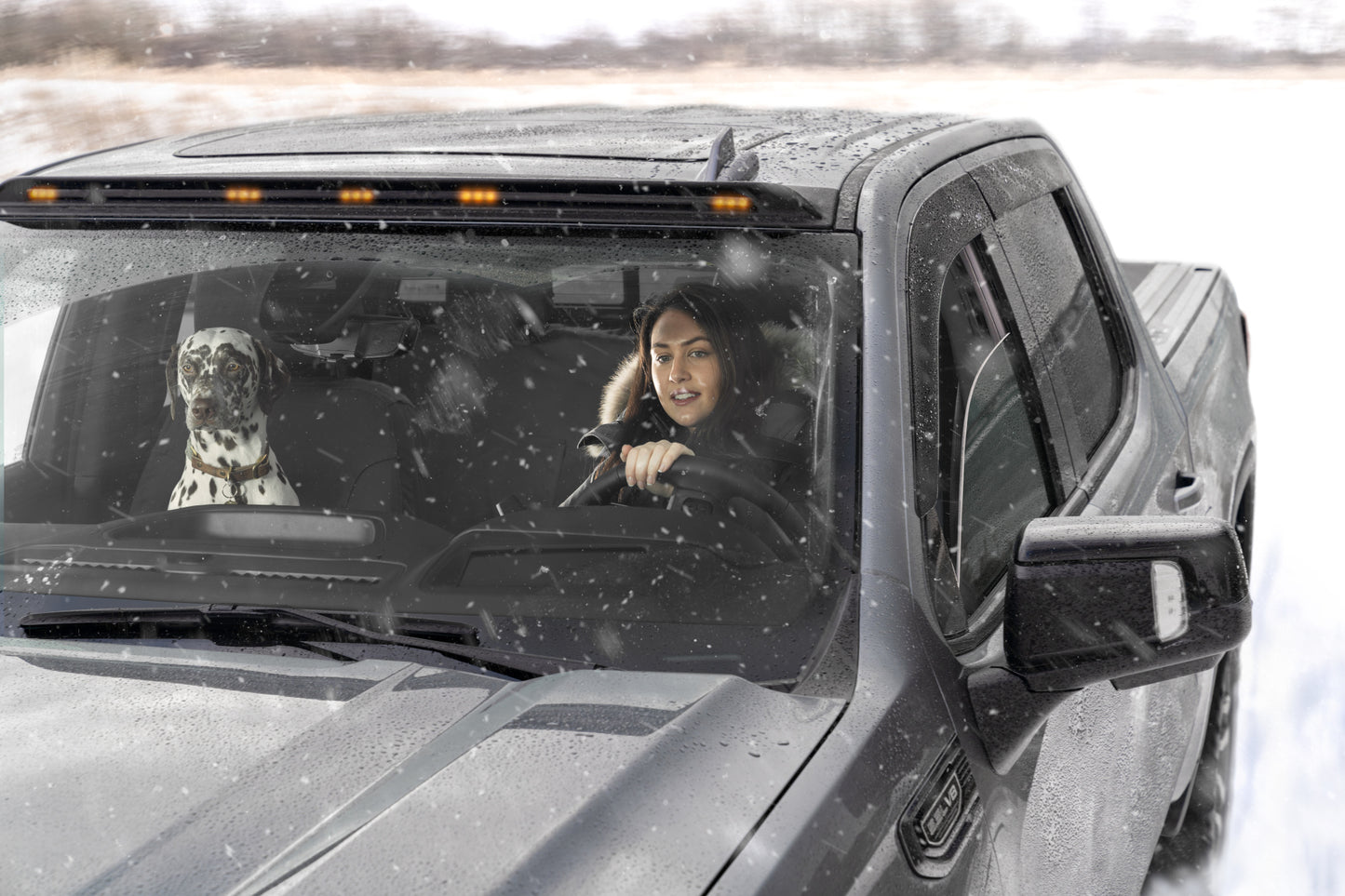 Auto Ventshade 698168 Aerocab Marker Light Black Fits 19-22 Chevrolet Silverado 1500/GMC Sierra 1500; Excludes ZR2 LT Trail Boss Custom Trail Boss