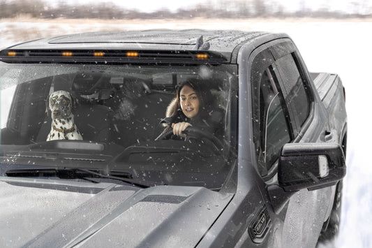 Auto Ventshade 698168 Aerocab Marker Light Black Fits 19-22 Chevrolet Silverado 1500/GMC Sierra 1500; Excludes ZR2 LT Trail Boss Custom Trail Boss