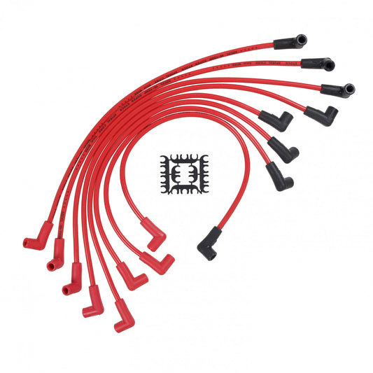 ACCEL Spark Plug Wire Set - 8mm Super Stock - HEI Corrected Cap - Ferro-Spiral - Red 5055R
