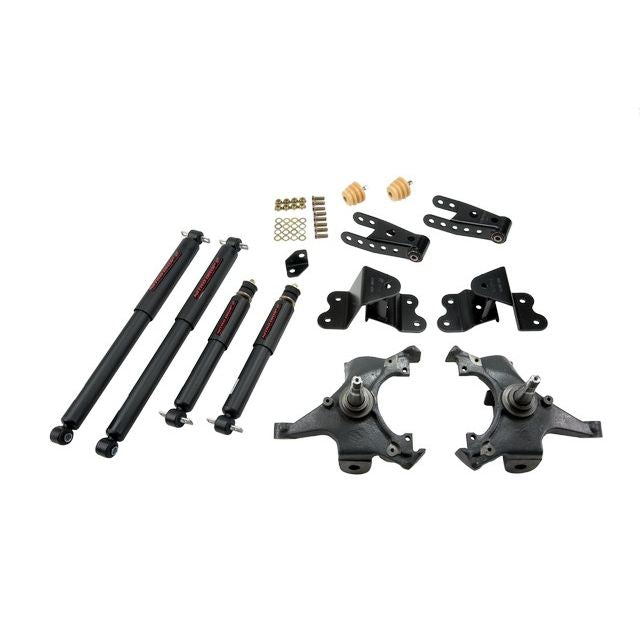 BELLTECH 695ND LOWERING KITS Front And Rear Complete Kit W/ Nitro Drop 2 Shocks 1988-1991 Chevrolet Silverado/Sierra C1500 (Std Cab ext 454 SS) 2 in. F/4 in. R drop W/ Nitro Drop II Shocks