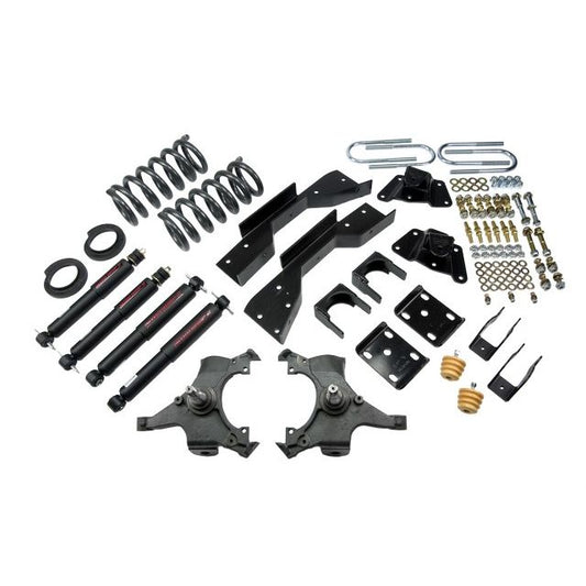 BELLTECH 794ND LOWERING KITS Front And Rear Complete Kit W/ Nitro Drop 2 Shocks 1995-1999 Chevrolet Tahoe/Yukon (2DR only) 4 in. or 5 in. F/5.5 in. R drop W/ Nitro Drop II Shocks