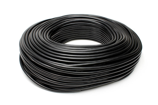 High Temperature Silicone Vacuum Hose Tubing 1/2" ID 100 Feet Roll Black