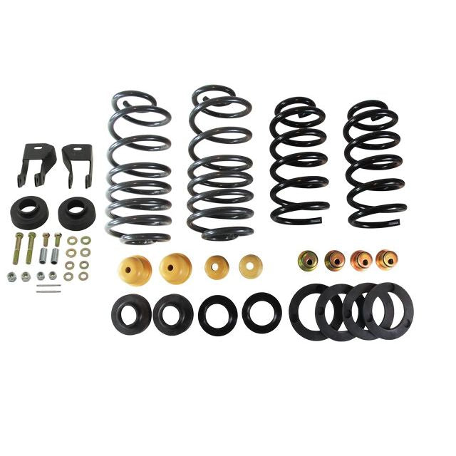 BELLTECH 998 LOWERING KITS Front And Rear Complete Kit W/O Shocks 2015- Chevrolet Suburban/Yukon XL (w/out Factory Autoride exc. Magnetic Ride 2WD) 1 in. or 2 in. F/ 3 in. or 4 in. R W/O Shocks