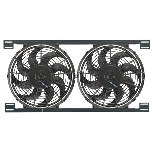 Derale Dual 12" Electric Tornado Fan Kit 16824
