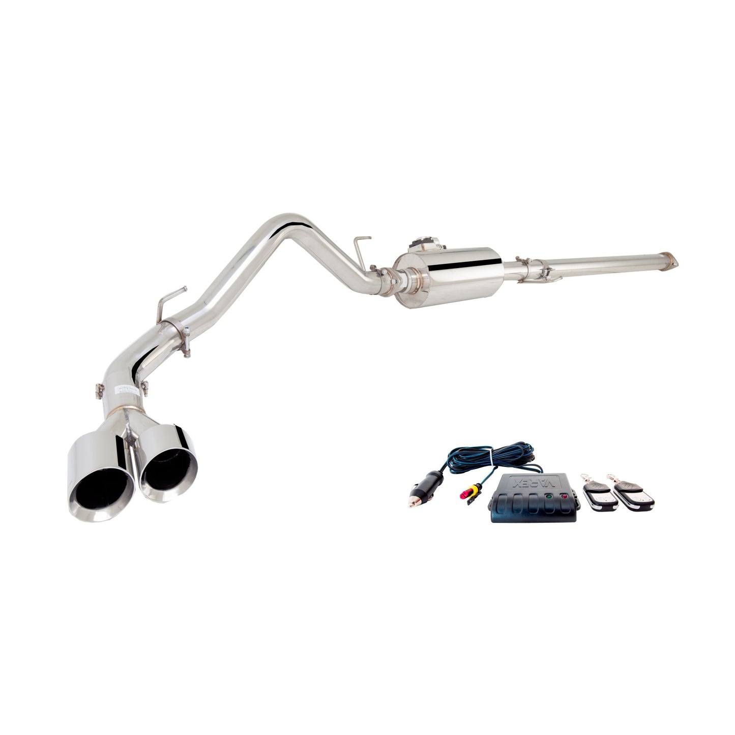 XFORCE Ford F150 2015-18 V8 Ecoboost2.7/3.5 And Raptor(15-16 Only) 3" Stainless Steel Cat-back System With Varex Muffler*Excludes Regular Cab (Adaptor Included For Raptor); Exhaust System Kit ES-F15015-VMK-CBS