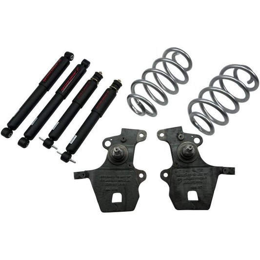 BELLTECH 932ND LOWERING KITS Front And Rear Complete Kit W/ Nitro Drop 2 Shocks 1997-2002 Ford Expedition/Navigator (2WD w/ Factory Rear Coil Springs) 2 in. F/3 in. R drop W/ Nitro Drop II Shocks