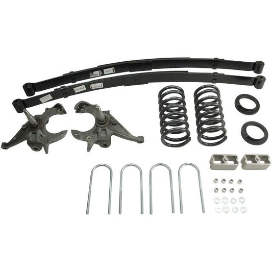 BELLTECH 619 LOWERING KITS Front And Rear Complete Kit W/O Shocks 1982-2004 Chevrolet S10/S15 Pickup 4&6 cyl. (Ext Cab) 4 in. or 5 in. F/5 in. R drop W/O Shocks