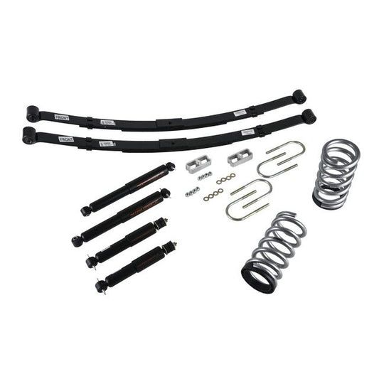 BELLTECH 574ND LOWERING KITS Front And Rear Complete Kit W/ Nitro Drop 2 Shocks 1994-2004 Chevrolet S10/S15 Pickup 6 cyl. (Ext Cab & Std Cab) 2 in. or 3 in. F/4 in. R drop W/ Nitro Drop II Shocks