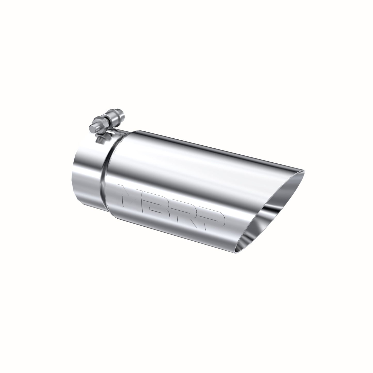 MBRP Exhaust Tip; 3in. O.D. Dual Wall Angled 4in. inlet 10in. length; T304 T5110