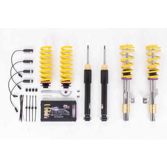 KW Suspensions 1022000L KW V1 Coilover Kit Bundle - BMW 4 series F33 435i Convertible RWD; with EDC (includes EDC cancellation)