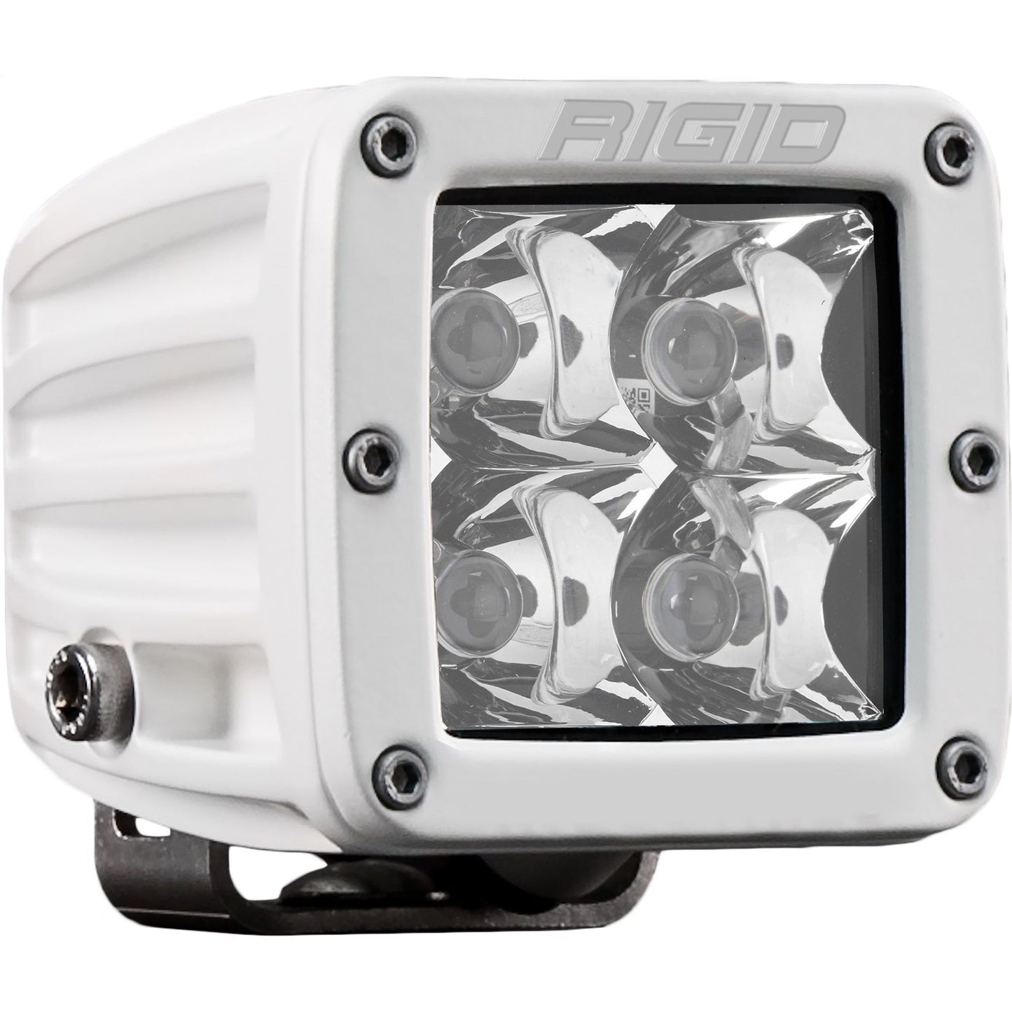 RIGID Industries D-Series PRO LED Light Spot Optic Surface Mount White Housing Single 601213