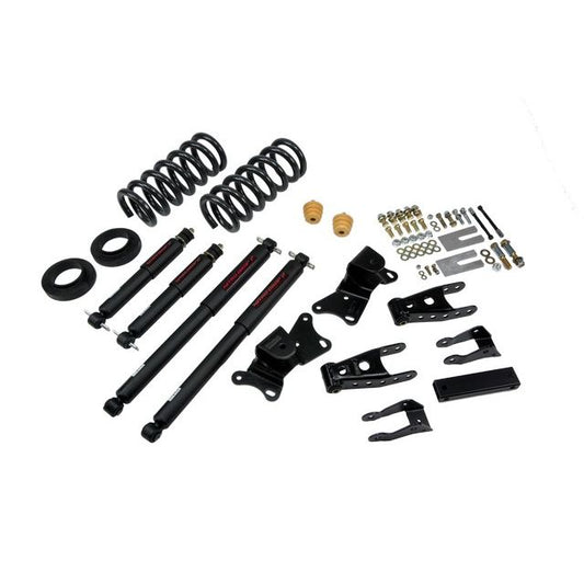 BELLTECH 720ND LOWERING KITS Front And Rear Complete Kit W/ Nitro Drop 2 Shocks 1989-1996 Chevrolet Silverado/Sierra 3/4 Ton & 1 Ton (Ext/Crew Cab) 1 in. or 2 in. F/4 in. R drop W/ Nitro Drop II Shocks