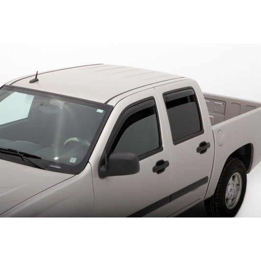 Auto Ventshade 194133 In-Channel Ventvisor Side Window Deflector 4-Piece Set For 2004-2012 Chevrolet Colorado/GMC Canyon Crew Cab 2004-2010 Isuzu D-Max Double Cab