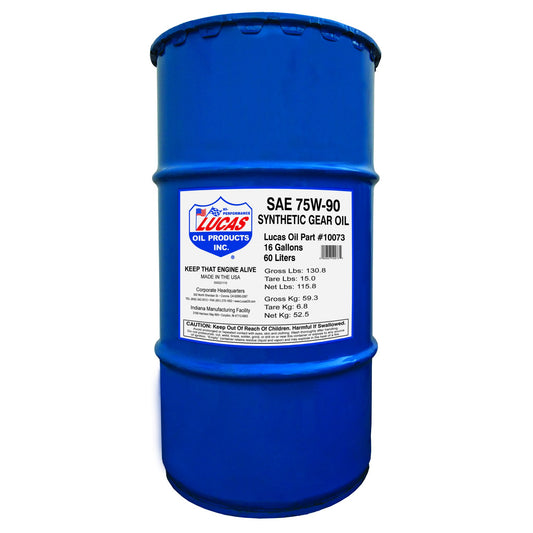 Lucas Oil Products Synthetic SAE 75W-90 Trans & Diff Lube 10073