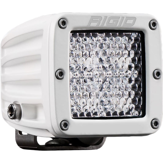 RIGID Industries D-Series PRO Light Flood Diffused Surface Mount White Housing Single 601513