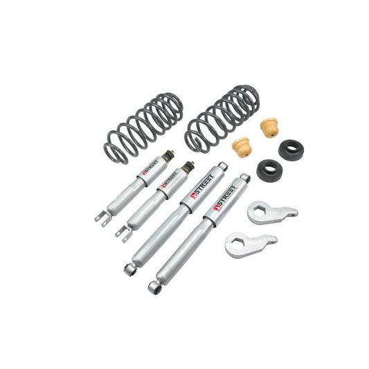 BELLTECH 760SP LOWERING KITS Front And Rear Complete Kit W/ Street Performance Shocks 2000-2006 Chevrolet Tahoe/Suburban/Avalanche/Yukon (2WD/4WD) 1 in. or 2 in. F/1 in. or 2 in. R drop W/ Street Performance Shocks