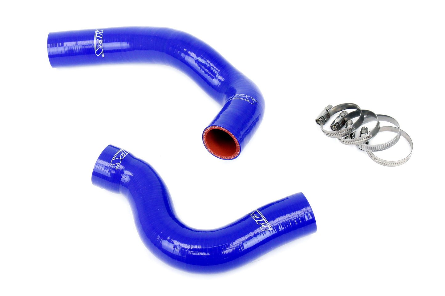 HPS Performance High Temp 3-ply Reinforced Silicone Replaces OEM Rubber Radiator Coolant Hoses 57-2029-BLUE