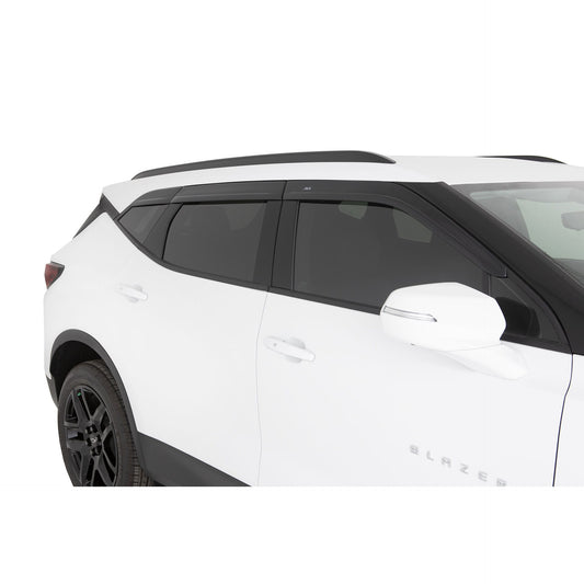Auto Ventshade 896081 Low Profile Dark Smoke Ventvisor Side Window Deflector 6-Piece Set For 19-23 Chevrolet Blazer