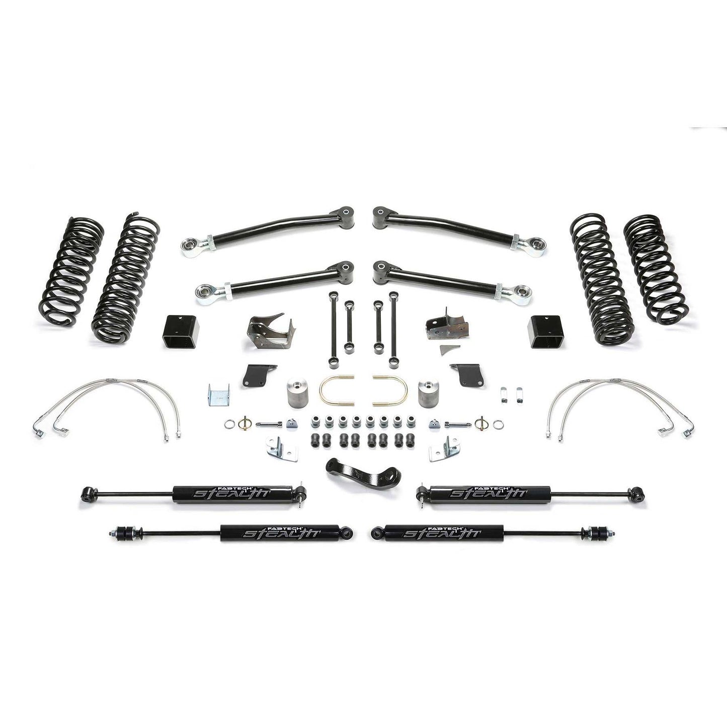 Fabtech 5" TRAIL LT W/ STEALTH 2007-18 JEEP JK 2-DOOR K4068M