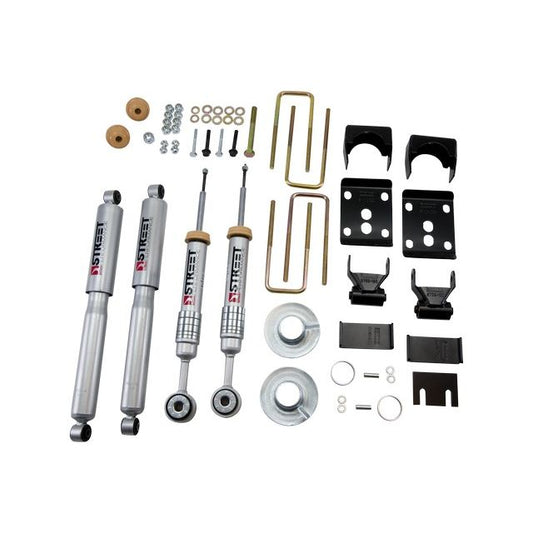 BELLTECH 971SP LOWERING KITS Front And Rear Complete Kit W/ Street Performance Shocks 2009-2013 Ford F150 Std. Cab 2wd Short Bed +1 in. to -3 in. F/5.5 in. R drop W/ Street Performance Shocks