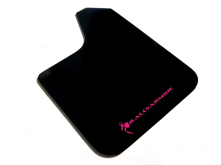 Rally Armor MF12-BAS-BCPK - Universal - Black Mud Flap/Pink Logo