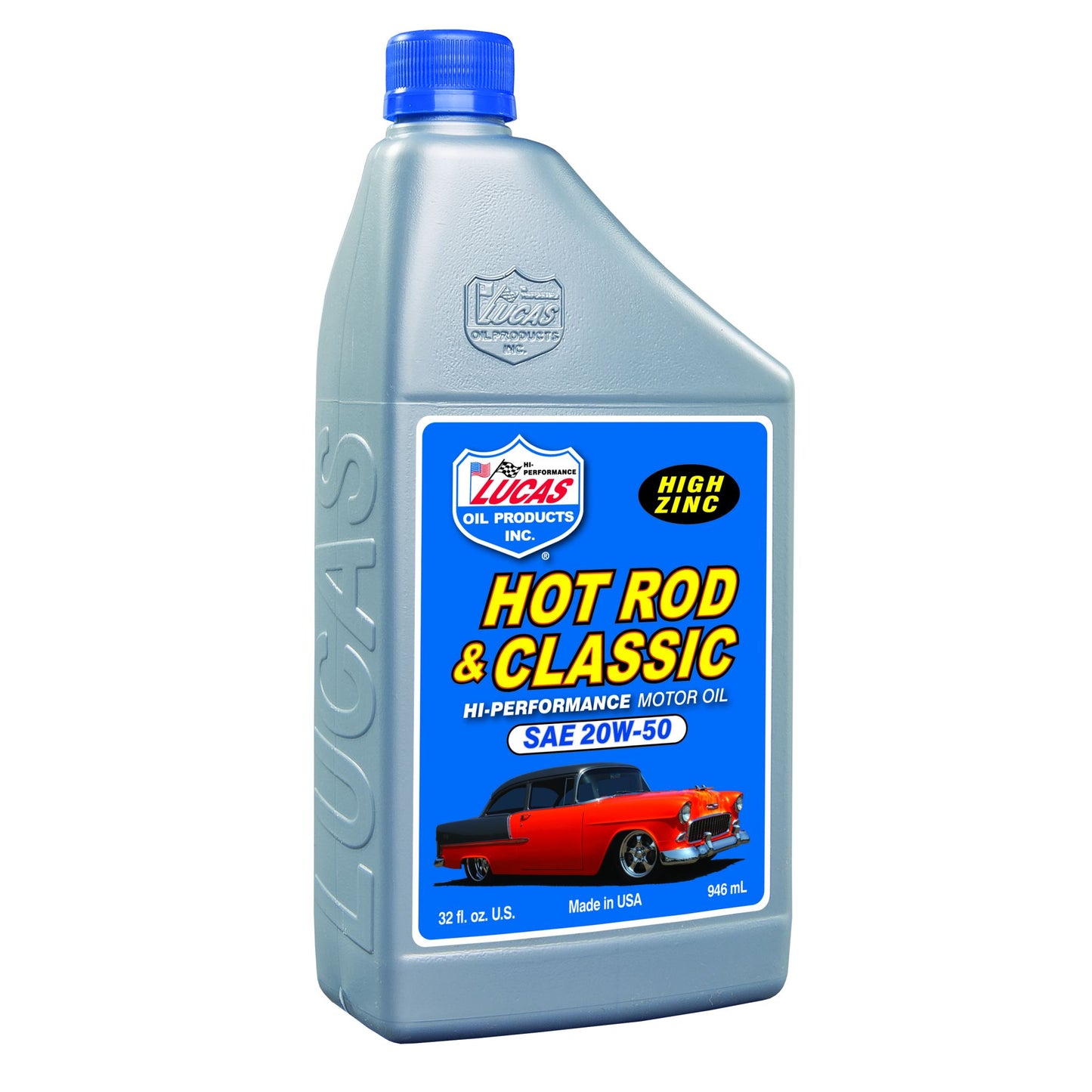 Lucas Oil Products Hot Rod & Classic Car HP Motor Oil SAE 20W-50 10689