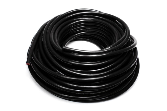 HPS Performance Silicone Heater Hose TubingHigh Temp Reinforced3/8" ID50 Feet RollBlack HTHH-038-BLKx50