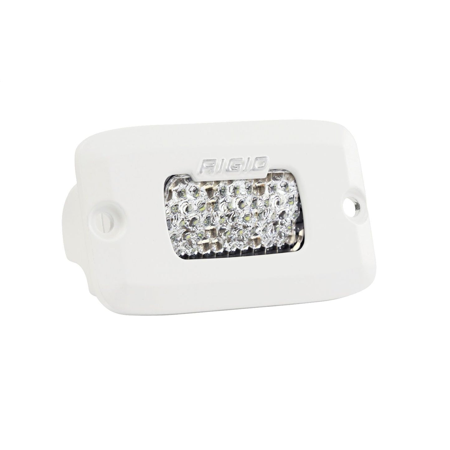 RIGID Industries SR-M Series PRO Flood Diffused Flush Mount White Housing Single 962513