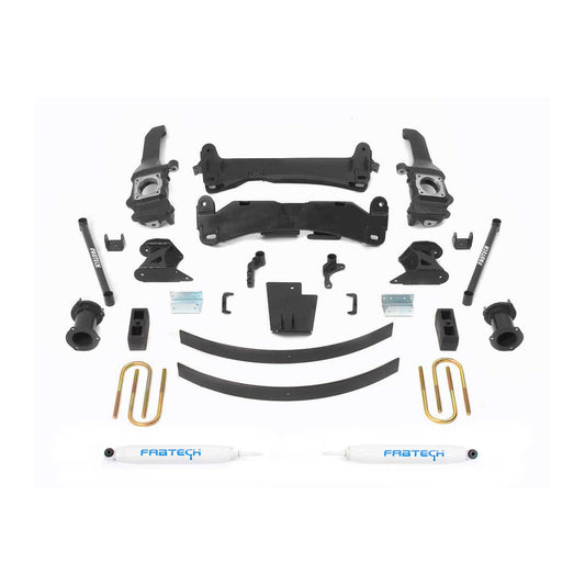 Fabtech 6" BASIC SYS W/PERF SHKS 05-14 TOYOTA TACOMA 4WD/ 2WD 6 LUG MODELS ONLY K7019