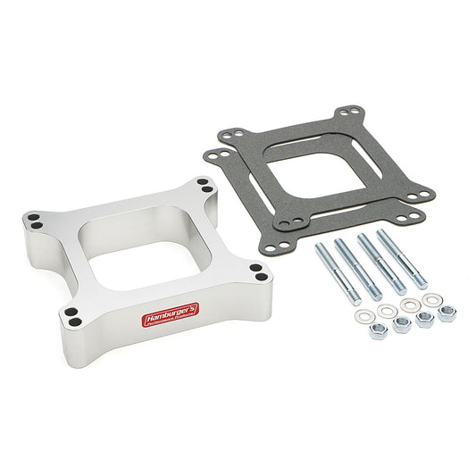 Holley 4BBL Carburetor Spacer; Std. Manifold; 1-1/2 in. Tall; Open PlenumBillet 3200