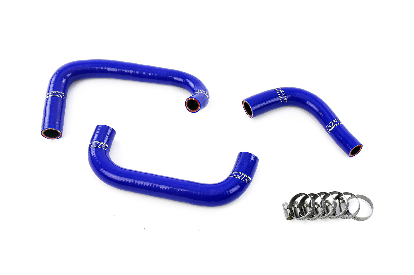 HPS Performance 3-ply Reinforced Oil-resistant Silicone Direct Replacement Breather Hoses 57-2100-BLUE