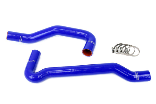 HPS Performance High Temp 3-ply Reinforced Silicone Replaces OEM Rubber Radiator Coolant Hoses 57-1988-BLUE