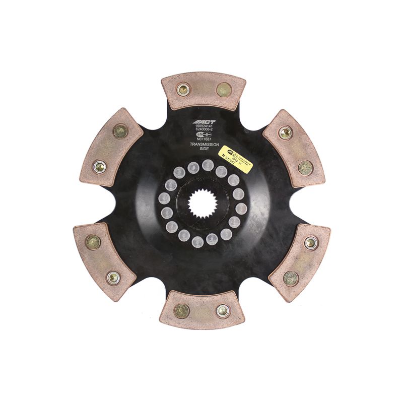 Advanced Clutch Technology 6 Pad Rigid Race Disc ACT-6240008-2