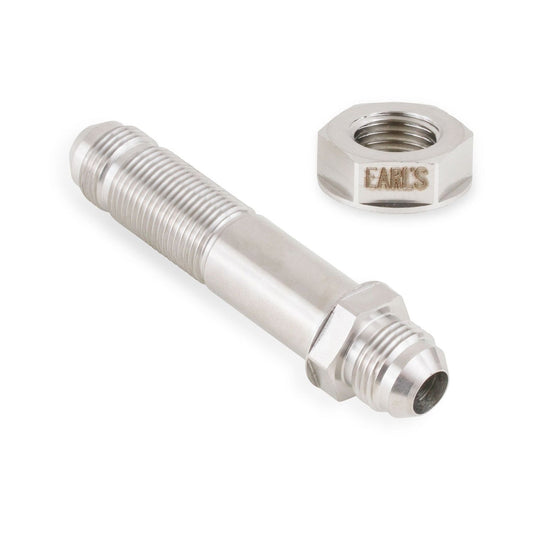 Earls Performance Straight Stainless Steel AN Bulkhead Union SS983508ERL